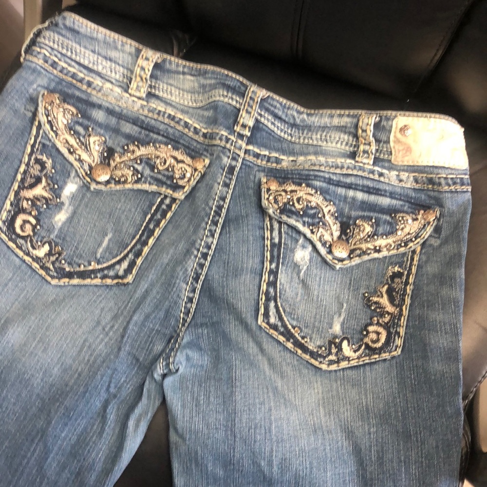 Silver jeans